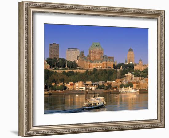 Chateau Frontenac, Quebec City, Quebec, Canada-Walter Bibikow-Framed Photographic Print