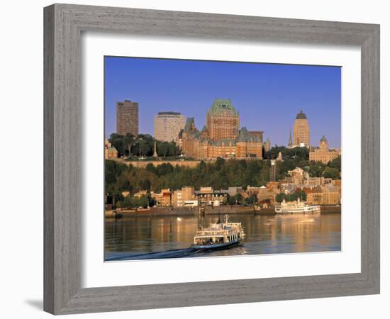 Chateau Frontenac, Quebec City, Quebec, Canada-Walter Bibikow-Framed Photographic Print