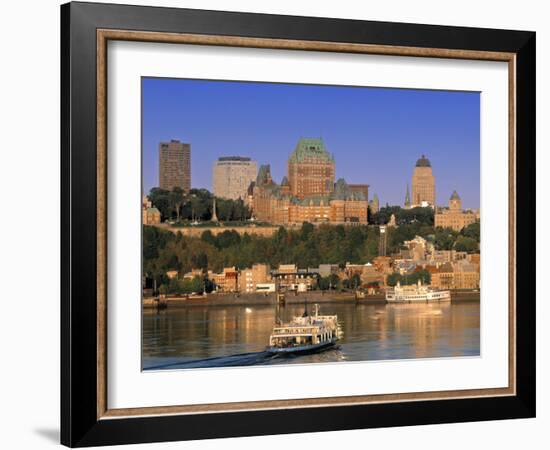 Chateau Frontenac, Quebec City, Quebec, Canada-Walter Bibikow-Framed Photographic Print