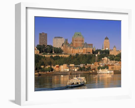 Chateau Frontenac, Quebec City, Quebec, Canada-Walter Bibikow-Framed Photographic Print