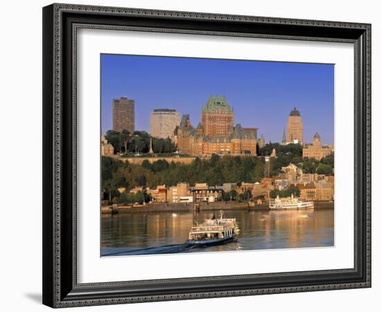 Chateau Frontenac, Quebec City, Quebec, Canada-Walter Bibikow-Framed Photographic Print