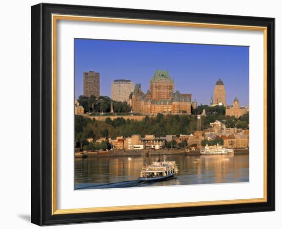 Chateau Frontenac, Quebec City, Quebec, Canada-Walter Bibikow-Framed Photographic Print