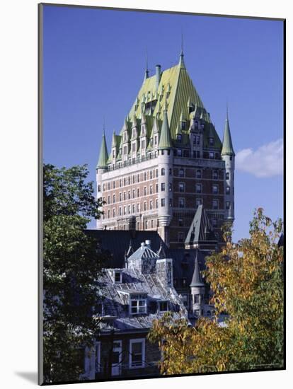 Chateau Frontenac, Quebec City, Quebec Province, Canada, North America-Gavin Hellier-Mounted Photographic Print