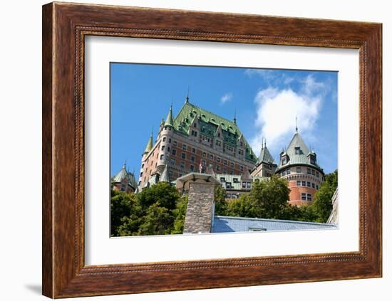 Chateau Frontenac Quebec City-null-Framed Art Print