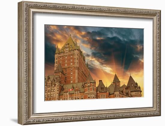 Chateau Frontenac Quebec City-null-Framed Art Print