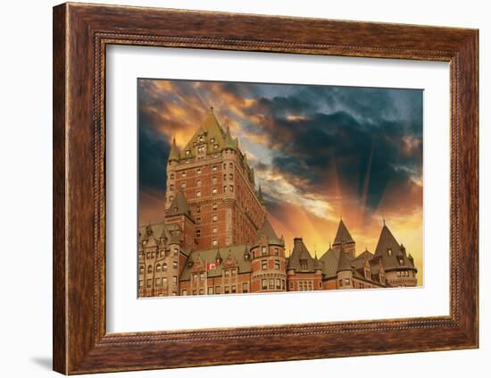 Chateau Frontenac Quebec City-null-Framed Art Print