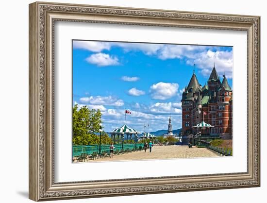 Chateau Frontenac Quebec City-null-Framed Art Print