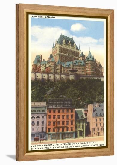 Chateau Frontenac, Quebec-null-Framed Stretched Canvas