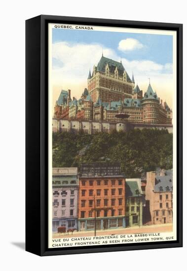 Chateau Frontenac, Quebec-null-Framed Stretched Canvas