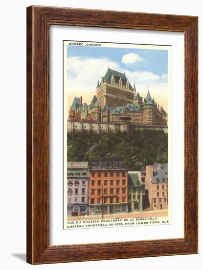 Chateau Frontenac, Quebec-null-Framed Premium Giclee Print