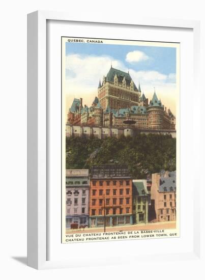 Chateau Frontenac, Quebec-null-Framed Art Print