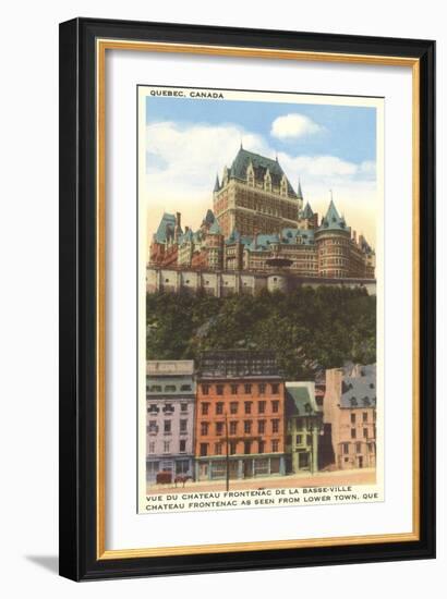 Chateau Frontenac, Quebec-null-Framed Art Print