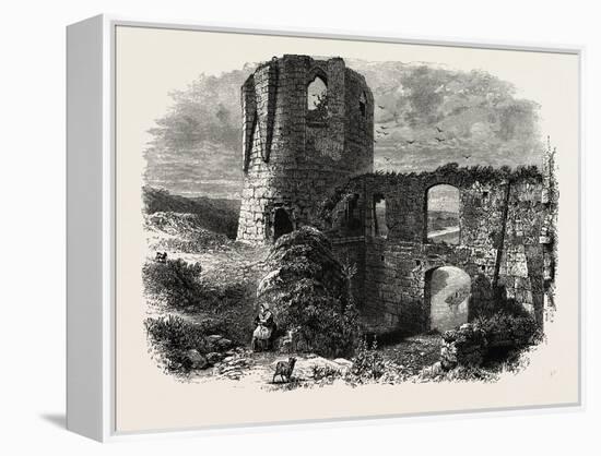 Chateau Gaillard, Normandy and Brittany, France, 19th Century-null-Framed Premier Image Canvas