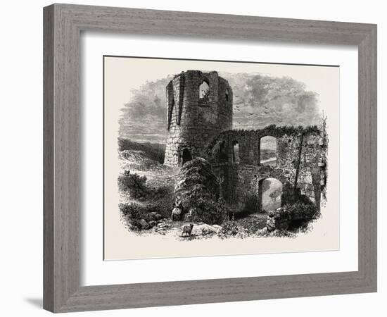 Chateau Gaillard, Normandy and Brittany, France, 19th Century-null-Framed Giclee Print