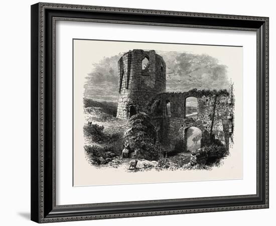 Chateau Gaillard, Normandy and Brittany, France, 19th Century-null-Framed Giclee Print