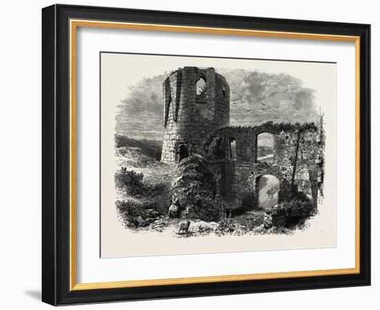 Chateau Gaillard, Normandy and Brittany, France, 19th Century-null-Framed Giclee Print