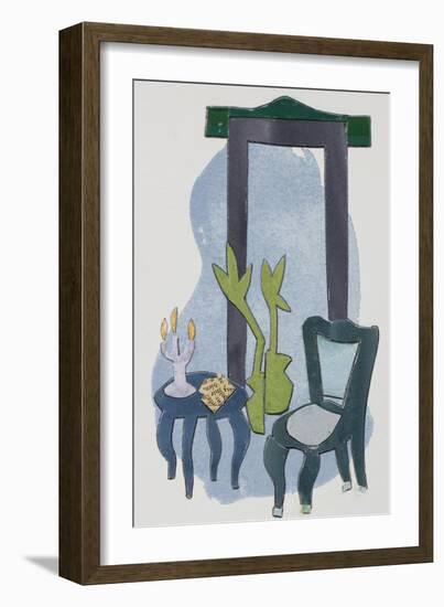 Chateau Interior IV-Rob Delamater-Framed Art Print