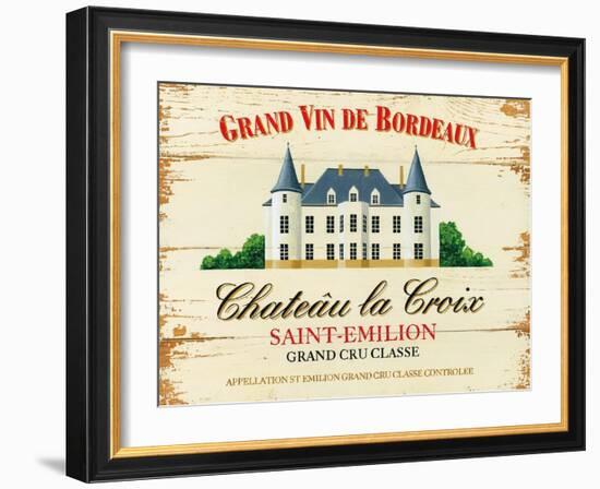 Chateau La Croix-Martin Wiscombe-Framed Art Print