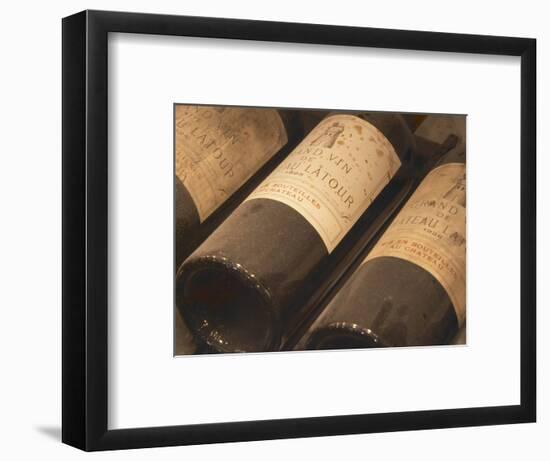 Chateau Latour from Pauillac, Medoc, Bordeaux, Ulriksdal Vardshus Restaurant, Stockholm, Sweden-Per Karlsson-Framed Photographic Print