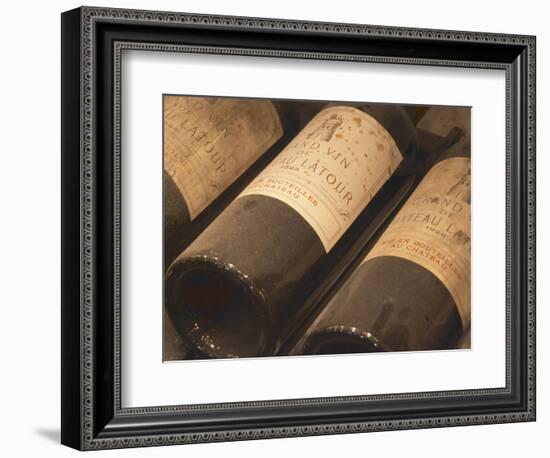 Chateau Latour from Pauillac, Medoc, Bordeaux, Ulriksdal Vardshus Restaurant, Stockholm, Sweden-Per Karlsson-Framed Photographic Print