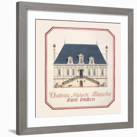 Chateau Maison Blanche-Andras Kaldor-Framed Premium Giclee Print