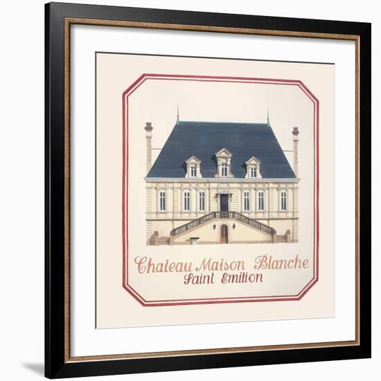 Chateau Maison Blanche-Andras Kaldor-Framed Premium Giclee Print