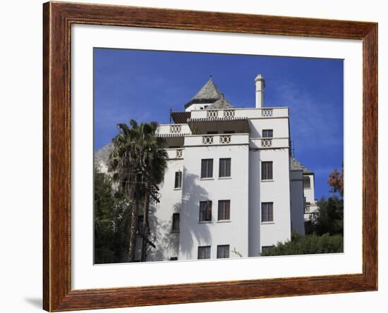 Chateau Marmont Hotel, Sunset Boulevard, Los Angeles, California-Wendy Connett-Framed Photographic Print