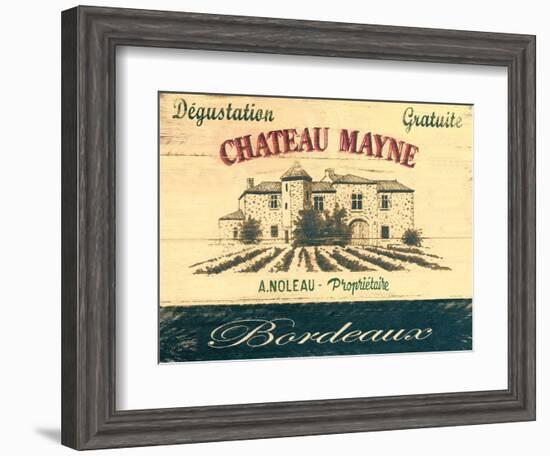 Chateau Mayne-Martin Wiscombe-Framed Art Print