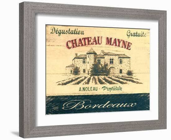 Chateau Mayne-Martin Wiscombe-Framed Art Print