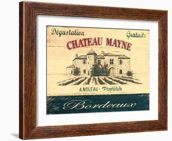 Chateau Mayne-Martin Wiscombe-Framed Art Print