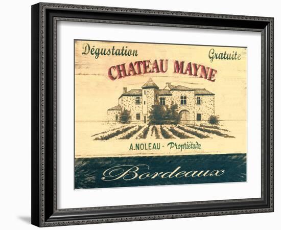 Chateau Mayne-Martin Wiscombe-Framed Art Print