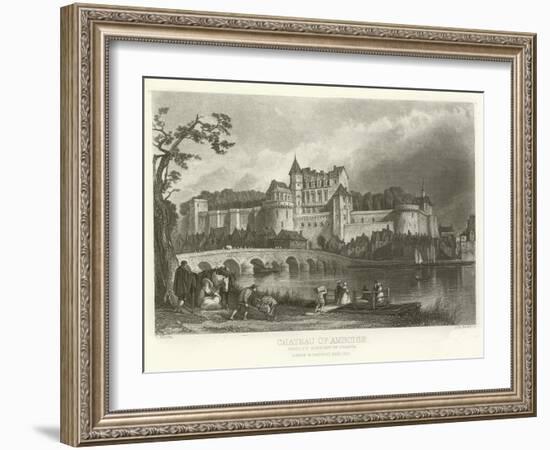 Chateau of Amboise-Alphonse Marie de Neuville-Framed Giclee Print