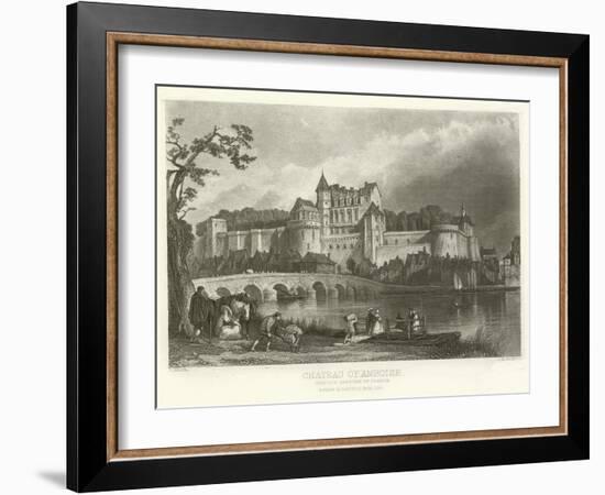 Chateau of Amboise-Alphonse Marie de Neuville-Framed Giclee Print