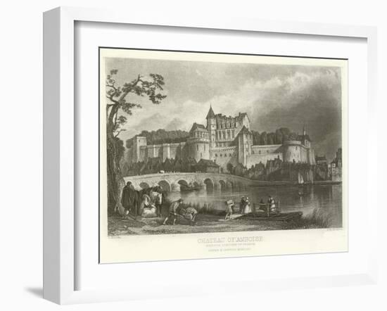 Chateau of Amboise-Alphonse Marie de Neuville-Framed Giclee Print