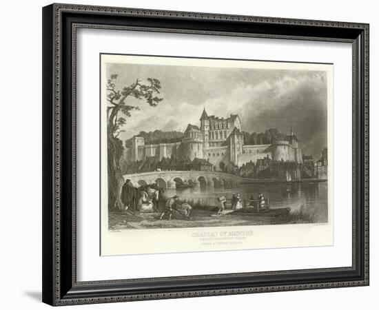 Chateau of Amboise-Alphonse Marie de Neuville-Framed Giclee Print