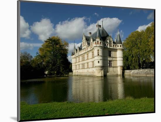 Chateau of Azay-le-Rideau, Loire Valley, France-David Barnes-Mounted Photographic Print