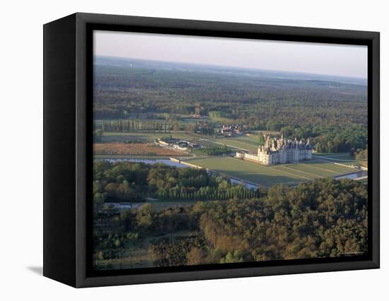 Chateau of Chambord, Unesco World Heritage Site, Route of Francois 1Er (Francis 1st), Loire Valley-Bruno Barbier-Framed Premier Image Canvas