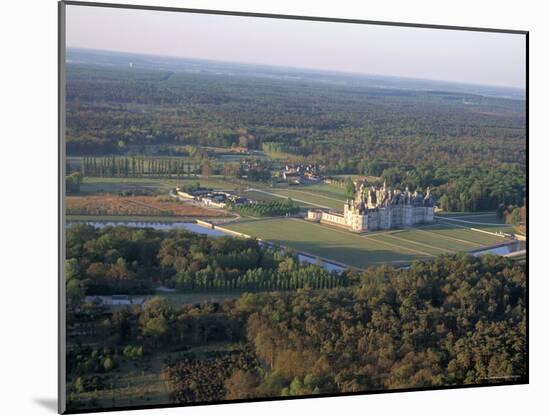 Chateau of Chambord, Unesco World Heritage Site, Route of Francois 1Er (Francis 1st), Loire Valley-Bruno Barbier-Mounted Photographic Print
