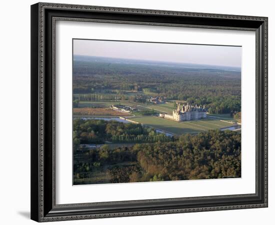 Chateau of Chambord, Unesco World Heritage Site, Route of Francois 1Er (Francis 1st), Loire Valley-Bruno Barbier-Framed Photographic Print