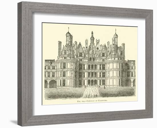 Chateau of Chambord-null-Framed Giclee Print