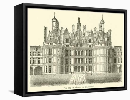 Chateau of Chambord-null-Framed Premier Image Canvas