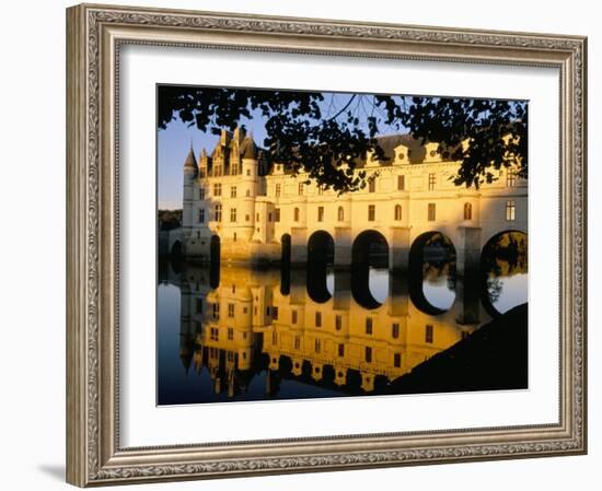 Chateau of Chenonceau, Indre Et Loire, Loire Valley, France-Bruno Morandi-Framed Photographic Print