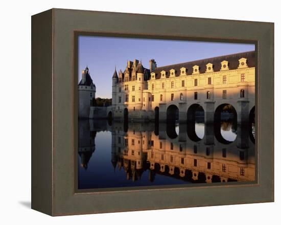 Chateau of Chenonceau, Indre Et Loire, Pays De Loire, Loire Valley, France, Europe-Bruno Morandi-Framed Premier Image Canvas