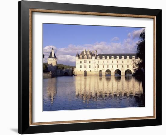 Chateau of Chenonceau, Indre Et Loire, Pays De Loire, Loire Valley, France, Europe-Bruno Morandi-Framed Photographic Print