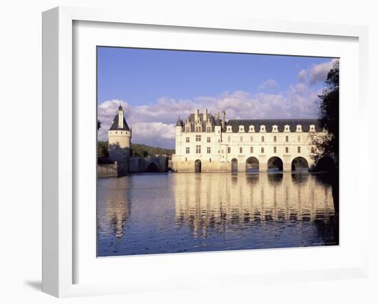 Chateau of Chenonceau, Indre Et Loire, Pays De Loire, Loire Valley, France, Europe-Bruno Morandi-Framed Photographic Print