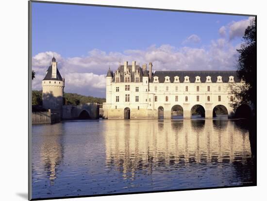 Chateau of Chenonceau, Indre Et Loire, Pays De Loire, Loire Valley, France, Europe-Bruno Morandi-Mounted Photographic Print