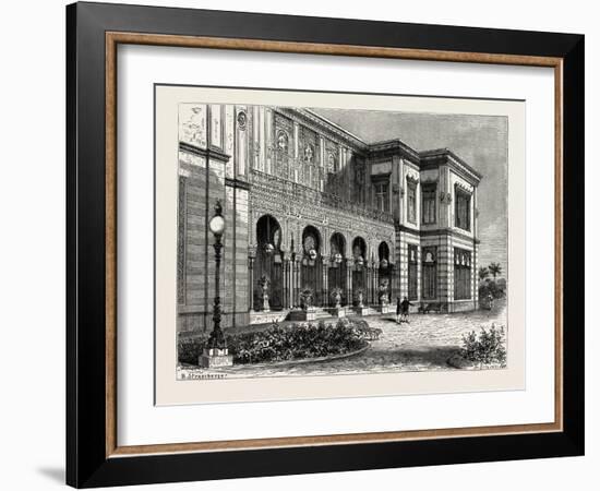 Chateau of Ghezeereh. Egypt, 1879-null-Framed Giclee Print