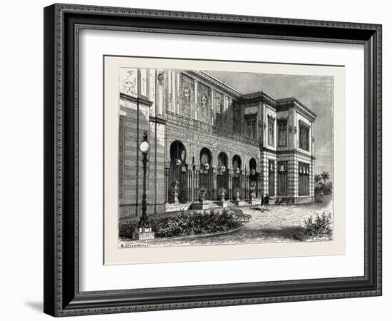 Chateau of Ghezeereh. Egypt, 1879-null-Framed Giclee Print