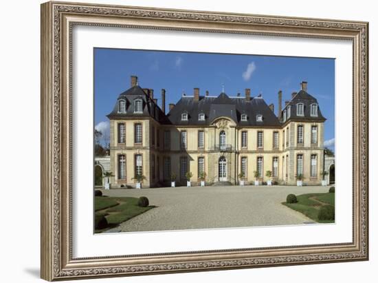 Chateau of La Motte-Tilly, 1754-Francois Nicolas Lancret-Framed Giclee Print