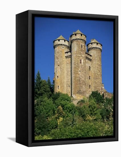Chateau of Tournemire, Cantal, Auvergne, France-Michael Busselle-Framed Premier Image Canvas